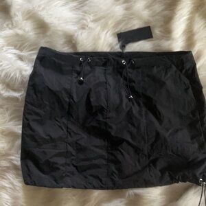 Gianni Bini Black Bubble Mini Skirt